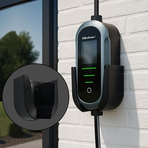 Qoltec Mobilna ładowarka do samochodu elektrycznego EV i hybryd z regulacją 2w1 Typ2 | 11kW | 400V | CEE 32A | Wi-fi | TUYA | SM