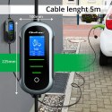 Qoltec Mobilna ładowarka do samochodu elektrycznego EV i hybryd z regulacją 2w1 Typ2 | 11kW | 400V | CEE 32A | Wi-fi | TUYA | SM