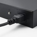 Qoltec Przełącznik sieciowy SWITCH Gigabit Ethernet | 24x RJ45 | 2x SFP | 1000 Mb/s