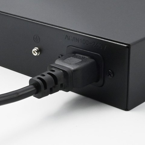 Qoltec Przełącznik sieciowy SWITCH Gigabit Ethernet | 24x RJ45 | 2x SFP | 1000 Mb/s