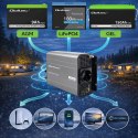 Qoltec Przetwornica napięcia MS Wave | 12V na 230V | 1000/2000W | USB | Kompatybilna z LiFePO4 GEL AGM