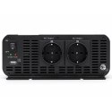 Qoltec Przetwornica napięcia MS Wave | 12V na 230V | 2500/5000W | USB | Kompatybilna z LiFePO4 GEL AGM