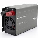 Qoltec Przetwornica napięcia MS Wave | 12V na 230V | 500/1000W | USB | Kompatybilna z LiFePO4 GEL AGM