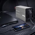 Qoltec Przetwornica napięcia MS Wave | 12V na 230V | 500/1000W | USB | Kompatybilna z LiFePO4 GEL AGM