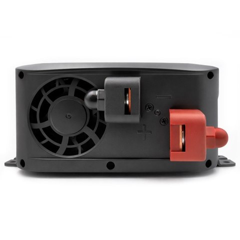 Qoltec Przetwornica napięcia Pure Sine Wave | 12V na 230V | 1000/2000W | UPS BYPASS | LCD | USB | USB-C | Kompatybilna z LiFePO4