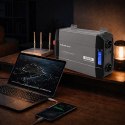 Qoltec Przetwornica napięcia Pure Sine Wave | 12V na 230V | 1500/3000W | LCD | USB | USB-C | Kompatybilna z LiFePO4 GEL AGM