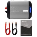 Qoltec Przetwornica napięcia Pure Sine Wave | 12V na 230V | 2000/4000W | LCD | USB | USB-C | Kompatybilna z LiFePO4 GEL AGM