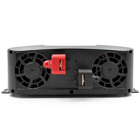 Qoltec Przetwornica napięcia Pure Sine Wave | 12V na 230V | 2000/4000W | UPS BYPASS | LCD | USB | USB-C | Kompatybilna z LiFePO4