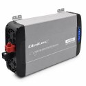 Qoltec Przetwornica napięcia Pure Sine Wave | 12V na 230V | 2000/4000W | UPS BYPASS | LCD | USB | USB-C | Kompatybilna z LiFePO4