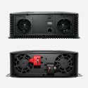 Qoltec Przetwornica napięcia Pure Sine Wave | 12V na 230V | 2500/5000W | LCD | USB | USB-C | Kompatybilna z LiFePO4 GEL AGM