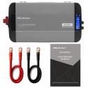 Qoltec Przetwornica napięcia Pure Sine Wave | 12V na 230V | 3000/6000W | LCD | USB | USB-C | Kompatybilna z LiFePO4 GEL AGM