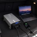 Qoltec Przetwornica napięcia Pure Sine Wave | 12V na 230V | 3000/6000W | UPS BYPASS | LCD | USB | USB-C | Kompatybilna z LiFePO4