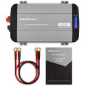 Qoltec Przetwornica napięcia Pure Sine Wave | 12V na 230V | 3000/6000W | UPS BYPASS | LCD | USB | USB-C | Kompatybilna z LiFePO4