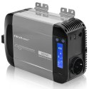 Qoltec Przetwornica napięcia Pure Sine Wave | 12V na 230V | 300/600W | LCD | USB | USB-C | Kompatybilna z LiFePO4 GEL AGM