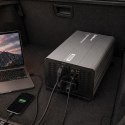 Qoltec Przetwornica napięcia Pure Sine Wave | 12V na 230V | 4000/8000W | UPS BYPASS | USB | Kompatybilna z LiFePO4 GEL AGM