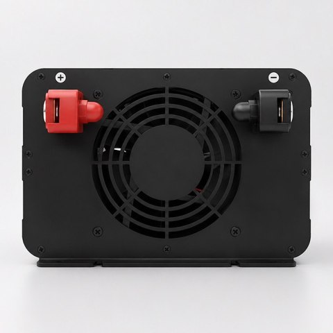 Qoltec Przetwornica napięcia Pure Sine Wave | 24V na 230V | 5000/10000W | USB | Kompatybilna z LiFePO4 GEL AGM