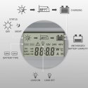 Qoltec Solarny regulator ładowania MPPT z czujnikiem temperatury 10A |12V / 24V | LCD | 2 x USB | GEL | LiFePO4