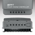 Qoltec Solarny regulator ładowania MPPT z czujnikiem temperatury 10A |12V / 24V | LCD | 2 x USB | GEL | LiFePO4
