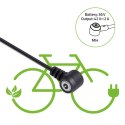 Qoltec Szybka Ładowarka do roweru elektrycznego 36V | 42V | 2A | wtyk magnetyczny Mi4 +kabel zasilający