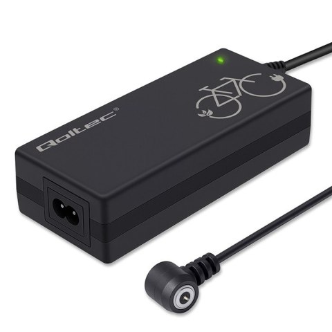 Qoltec Szybka Ładowarka do roweru elektrycznego 36V | 42V | 2A | wtyk magnetyczny Mi4 +kabel zasilający