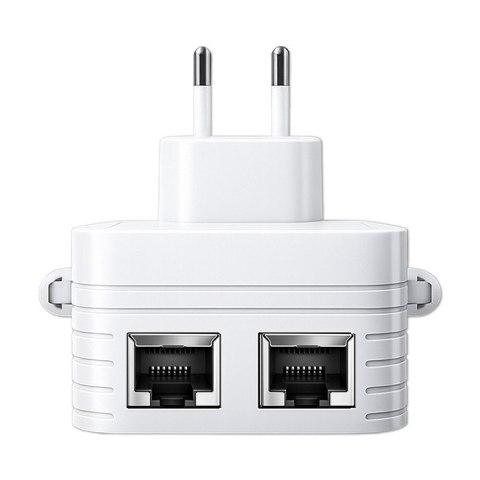 Qoltec Wzmacniacz sygnału WiFi | Repeater | Access Point | N300 | 6 anten | 2x RJ45