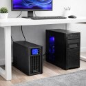 Qoltec Zasilacz awaryjny UPS Pure Sine Wave | 1kVA | 800W | AVR | LCD | Czysty Sinus