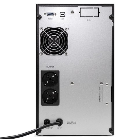 Qoltec Zasilacz awaryjny UPS Pure Sine Wave | 3kVA | 2400W | AVR | LCD | Czysty Sinus