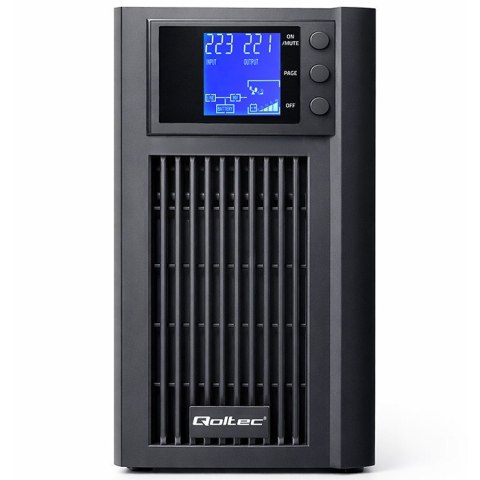 Qoltec Zasilacz awaryjny UPS Pure Sine Wave | 3kVA | 2400W | AVR | LCD | Czysty Sinus
