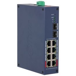 ZARZĄDZALNY SWITCH PRZEMYSŁOWY POE CHS4210-8GT-110 8-PORTOWY + 2X SFP DAHUA