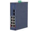 ZARZĄDZALNY SWITCH PRZEMYSŁOWY POE CHS4210-8GT-110 8-PORTOWY + 2X SFP DAHUA