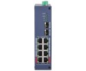ZARZĄDZALNY SWITCH PRZEMYSŁOWY POE CHS4210-8GT-110 8-PORTOWY + 2X SFP DAHUA