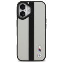 BMW M Perforated Stripe Logo MagSafe - Etui iPhone 17 (szary)