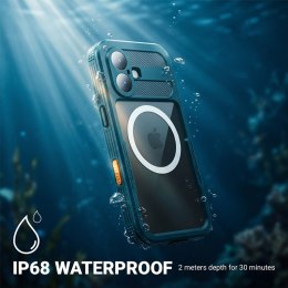 Crong Seal Cover - Wodoodporne etui IP68 do iPhone 17 Pro (morski)