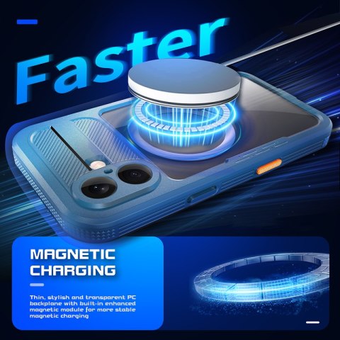 Crong Seal Cover - Wodoodporne etui IP68 do iPhone 17 Pro (morski)
