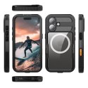 Crong Seal Cover - Wodoodporne etui IP68 do iPhone 17 (czarny)