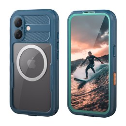 Crong Seal Cover - Wodoodporne etui IP68 do iPhone 17 (morski)