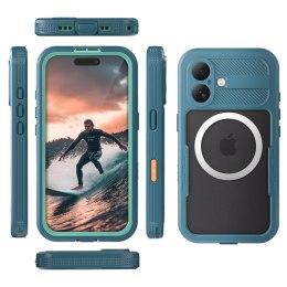 Crong Seal Cover - Wodoodporne etui IP68 do iPhone 17 (morski)