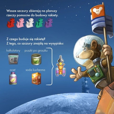 GRA PIERWSZY SZCZUR W KOSMOSIE - podstawa - NASZA KSIĘGARNIA