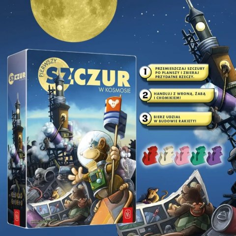 GRA PIERWSZY SZCZUR W KOSMOSIE - podstawa - NASZA KSIĘGARNIA