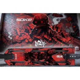 Grip tape do hulajnogi wyczynowej Soke Griptape 52x13cm Red Cyber