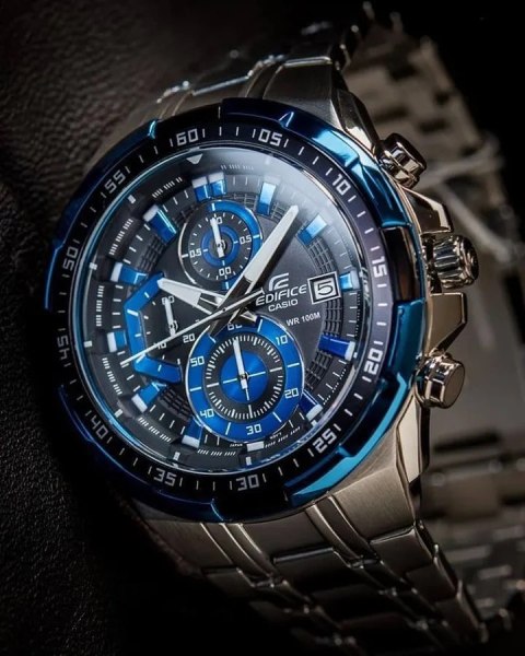 ZEGAREK MĘSKI CASIO EDIFICE EFR-539D-1A2 - 10ATM (zd114b) + BOX