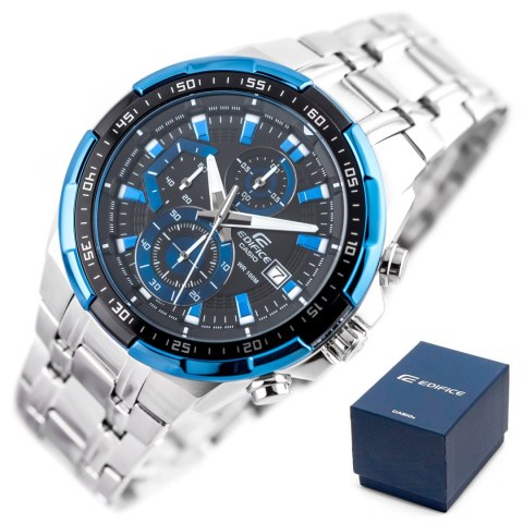 ZEGAREK MĘSKI CASIO EDIFICE EFR-539D-1A2 - 10ATM (zd114b) + BOX