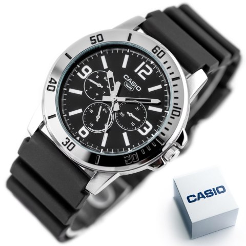 ZEGAREK MĘSKI CASIO MTP-VD300-1B + BOX