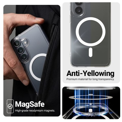 Crong Hybrid Clear Magnetic - Etui MagSafe Samsung Galaxy A27 5G (przezroczysty)