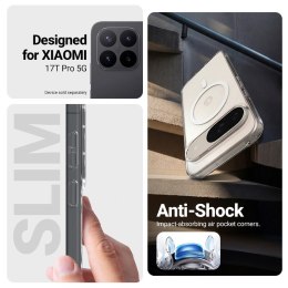 Crong Hybrid Clear Magnetic - Etui MagSafe Xiaomi 17T Pro 5G (przezroczysty)