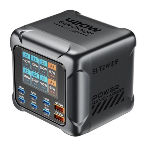 Ładowarka Blitzwolf BW-S33 420W, 8 portów