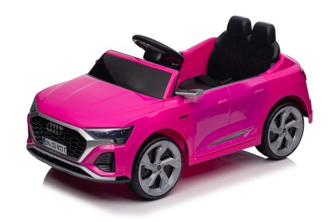 Auto Audi SQ8 różowe na akumulator dla dzieci + pilot 2,4 GHz