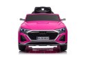 Auto Audi SQ8 różowe na akumulator dla dzieci + pilot 2,4 GHz