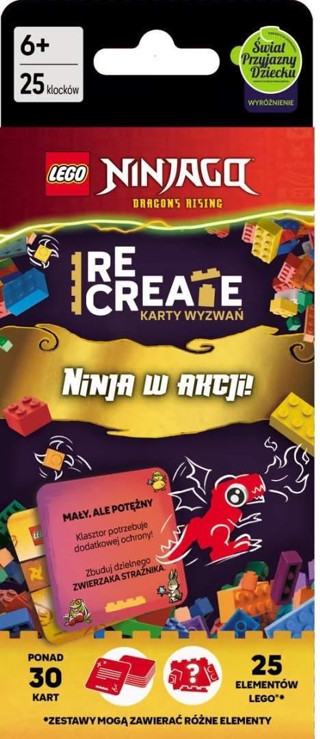 Ameet: LEGO Ninjago - Recreate. Karty Wyzwań: Ninja w akcji