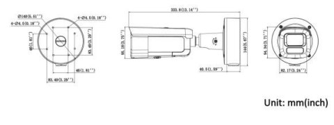 Kamera IP Hikvision DS-2CD2667G3-LIZS2UY/SRB(2.8-12mm) BLACK Opakowanie zbiorcze 4szt.